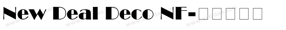New Deal Deco NF字体转换
